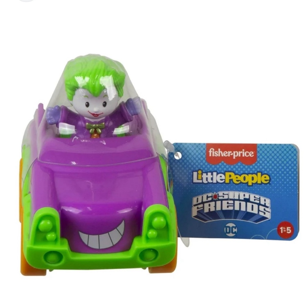 Little People DC Super Friends The Joker Figure & Jokermobile